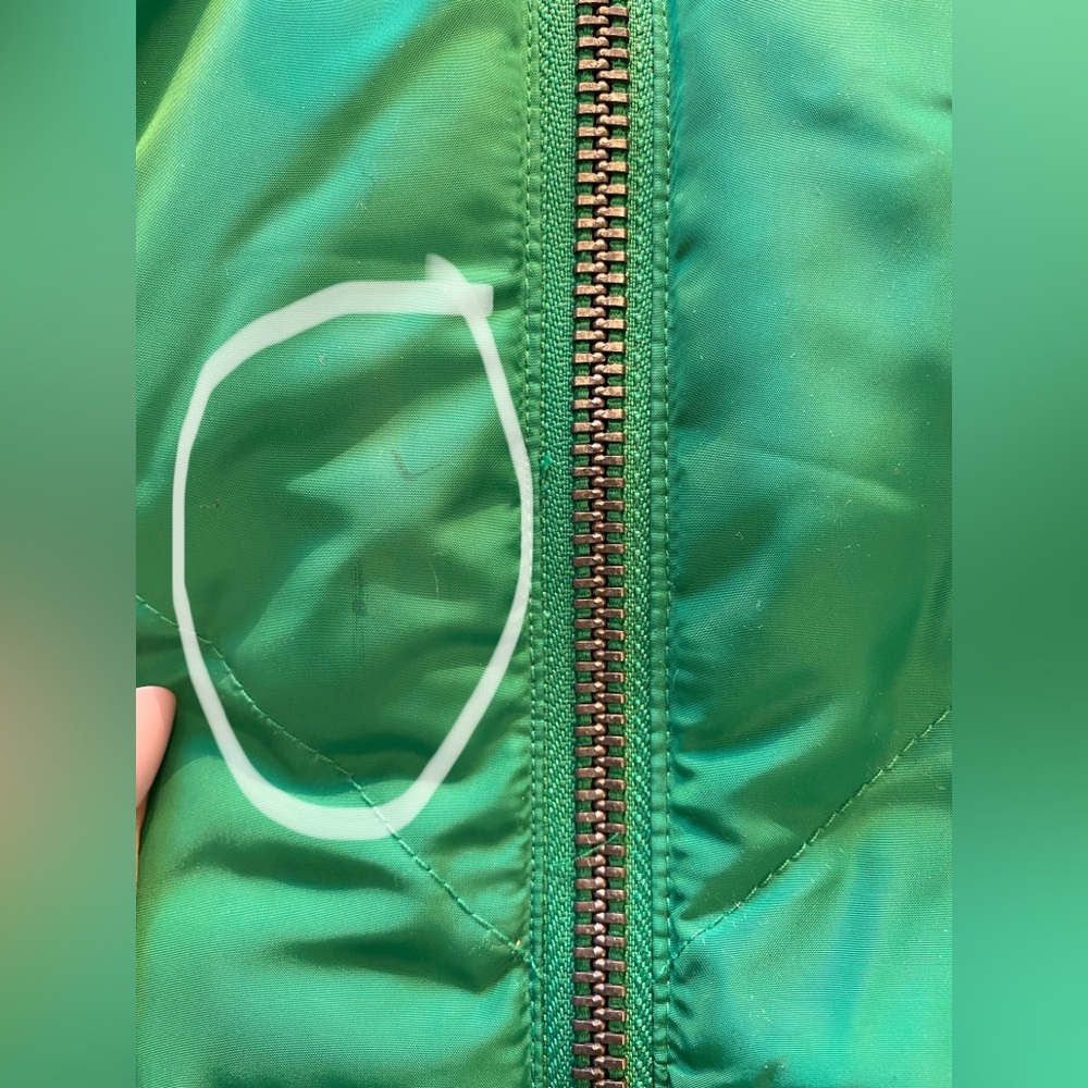 Free People Trapeze Haley Puffer Jacket Green Medium NWT - Picture 15 of 16